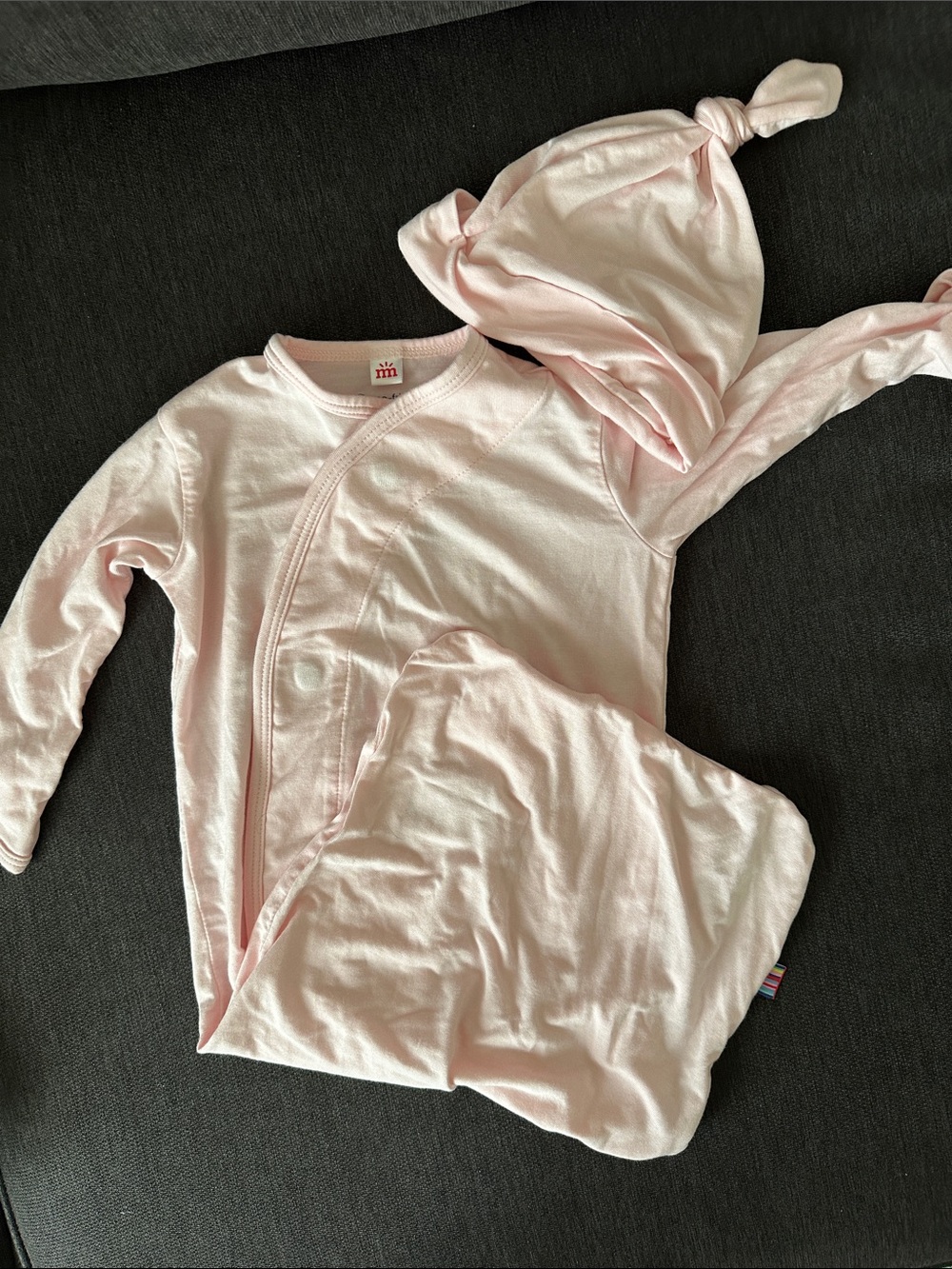 Pink magnetic me sleep sack